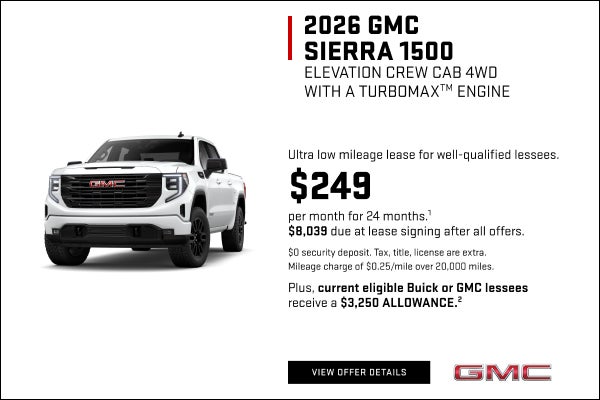 Ultra low mileage lease for well-qualified lessees.

$249 per month for 24 months.1 

$8,039 due ...